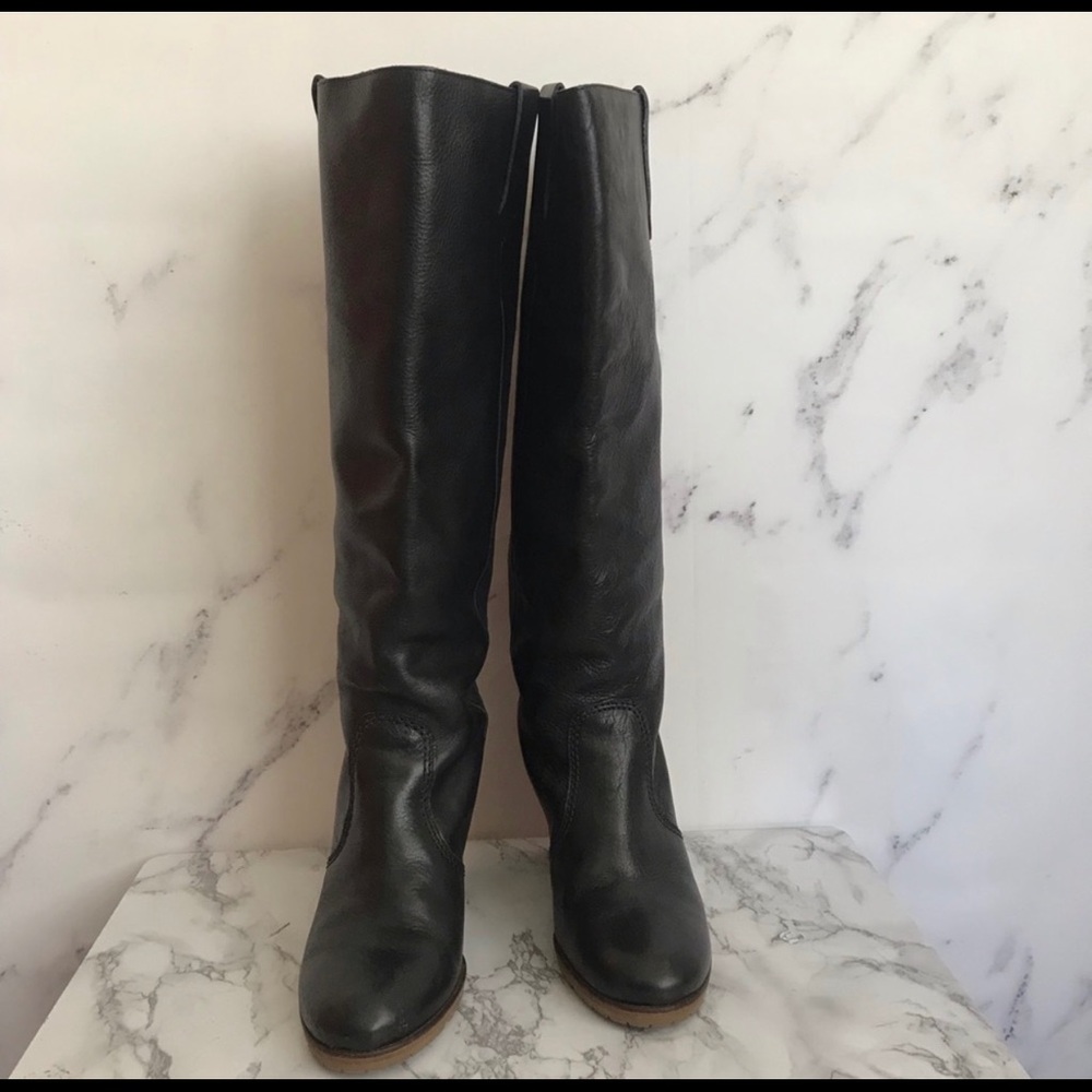 Madewell | 8 Black Tall Watchtower Boots